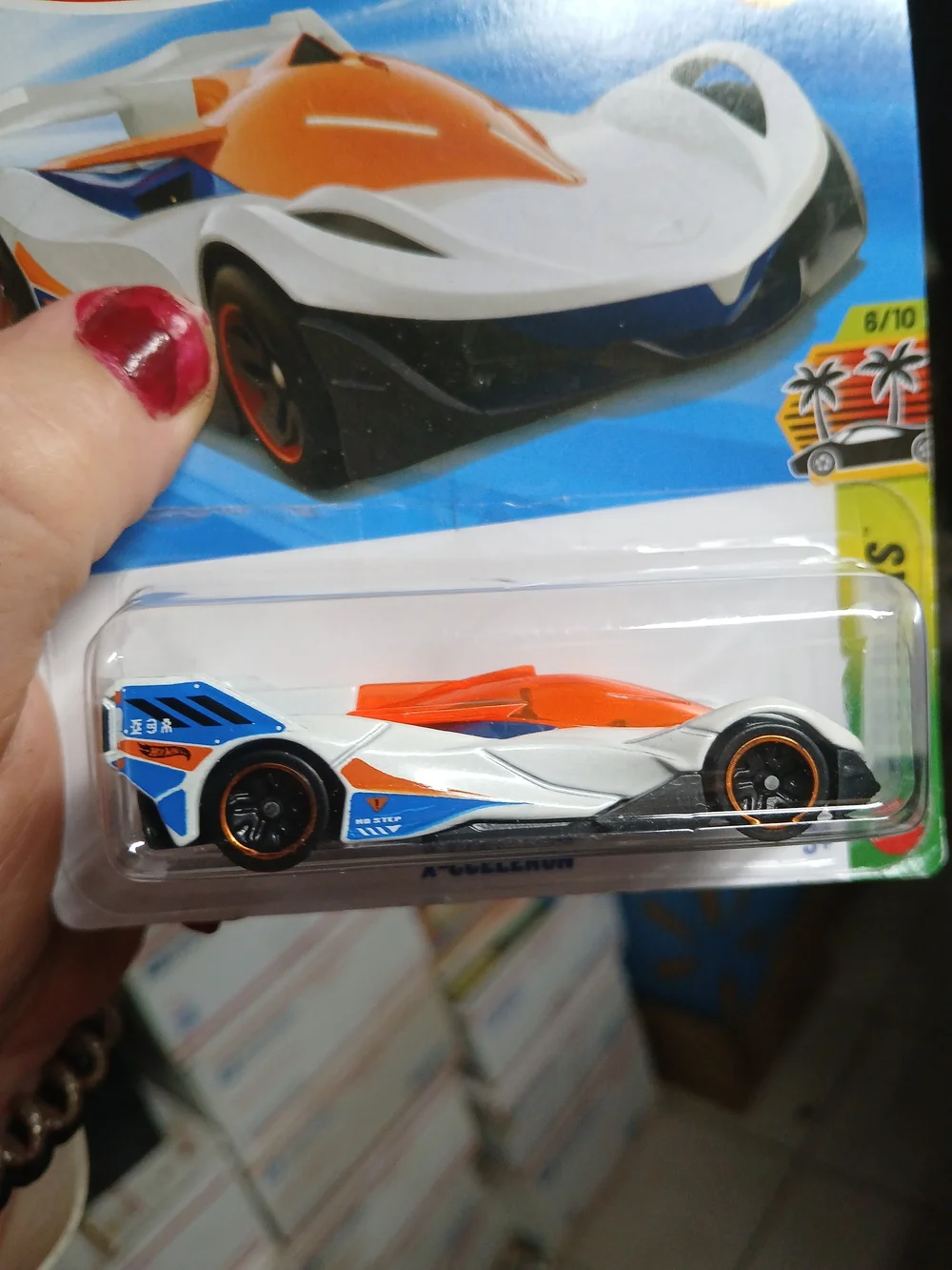 2026 Hot Wheels X-Cceleron (No. 75/250, 6/10) from the Exoticars mini collection